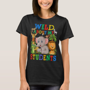 Camiseta Salvajes sobre los estudiantes. Los animales Safar