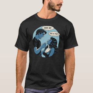Camiseta “¡Sálvame – JPG o PDF?” Divertido Diseñador Gráfic