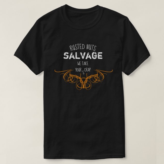 Camiseta Salvamento aherrumbrado de las nueces tomamos su (Diseño del anverso)