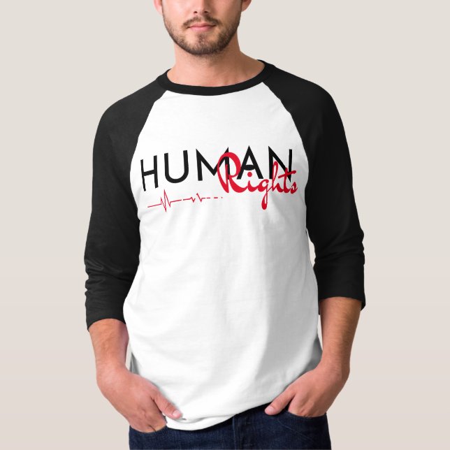 Camiseta Salvamento de los derechos humanos (Anverso)