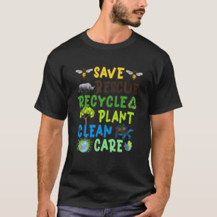 Camiseta Salvamento natural Rescate Reciclaje Planta Cuidad