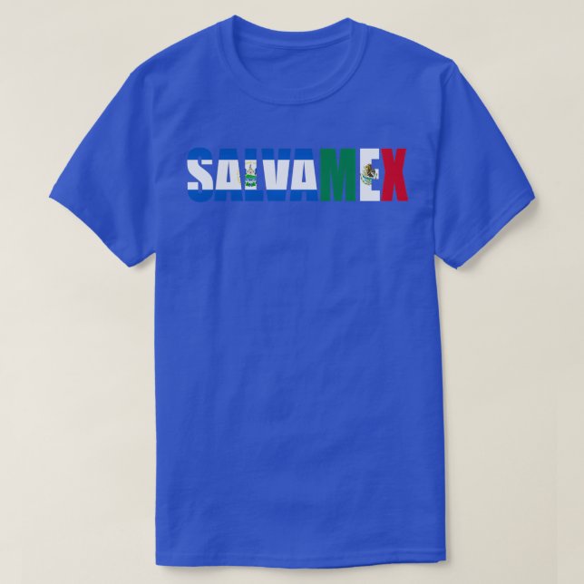 Camiseta SalvaMex Patrimonio Mexicano Salvadoreño (Diseño del anverso)