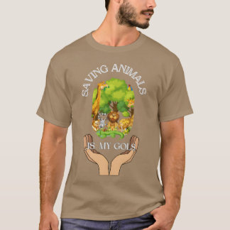 Camiseta Salvando amigos animales