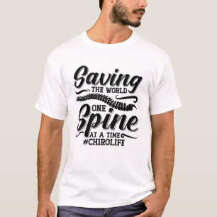 Camiseta Salvando el Quiropráctico quiropráctico de la colu