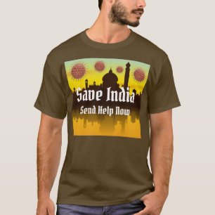 Camiseta Salvar a India de Covid-19