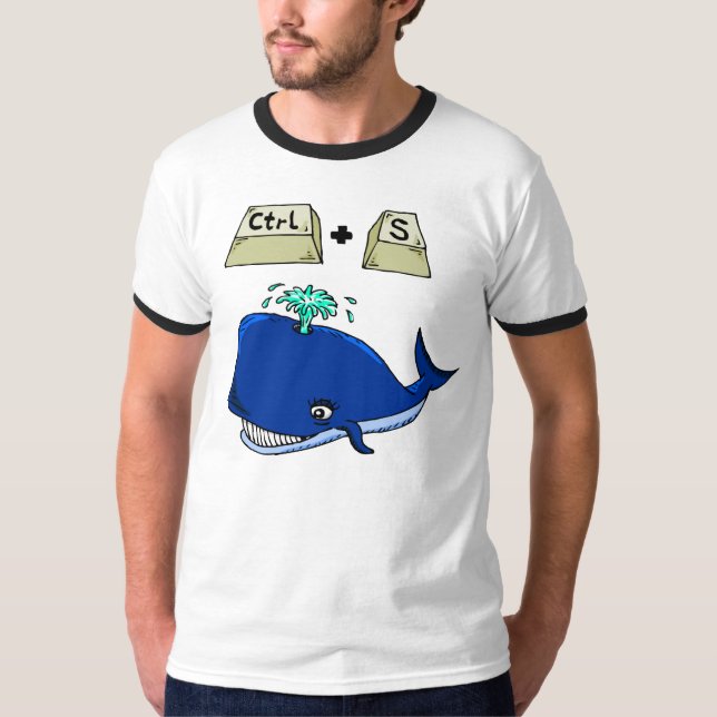 Camiseta Salvar a la ballena (Anverso)