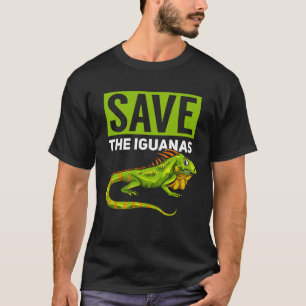 Camiseta Salvar a la cazadora de lagartijas del reptil de l