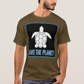 Camiseta Salvar a la tortuga del planeta
