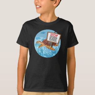 Camiseta Salvar a la tortuga marina de las tortugas - Ocean