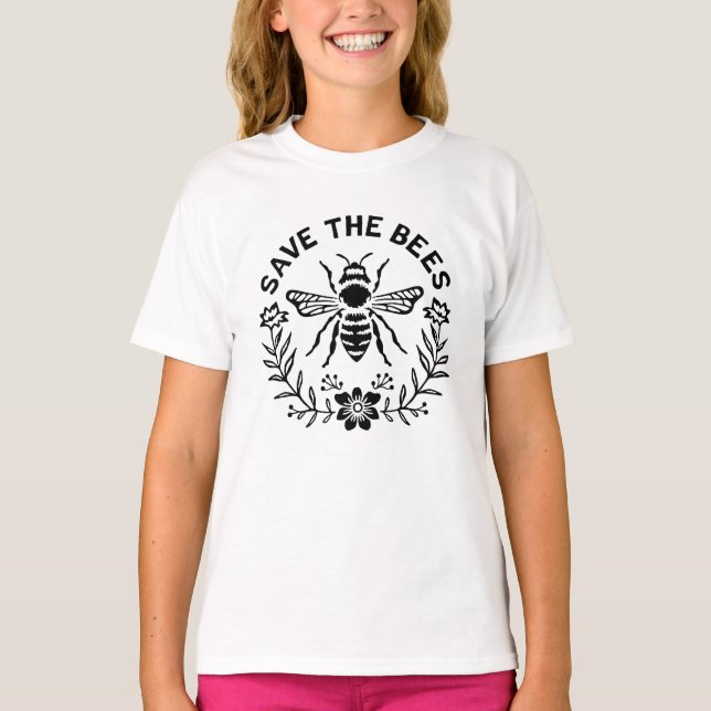 Camiseta Salvar a las abejas (Anverso)