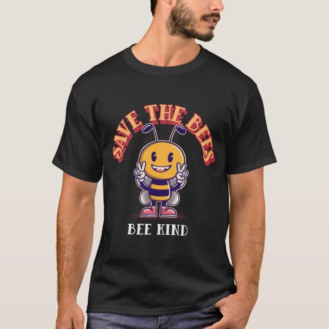 Camiseta Salvar A Las Abejas. (Anverso)