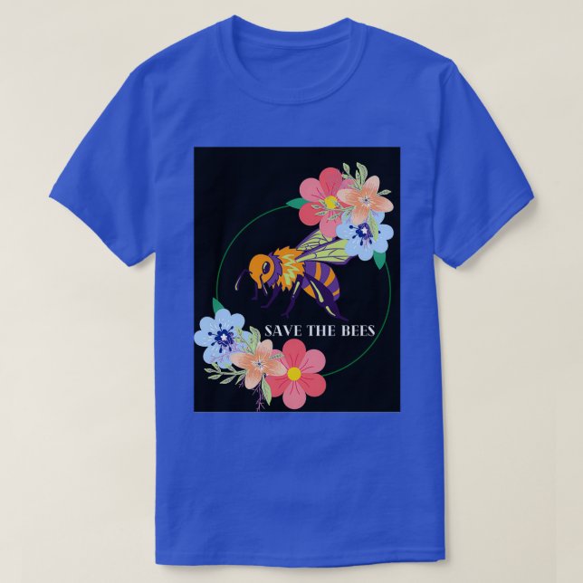 Camiseta Salvar a las abejas (Diseño del anverso)