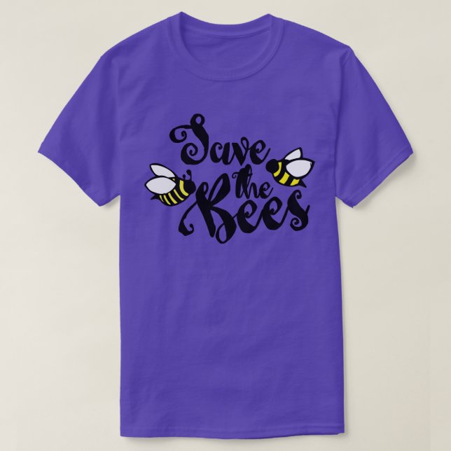 Camiseta Salvar a las abejas 2 (Diseño del anverso)