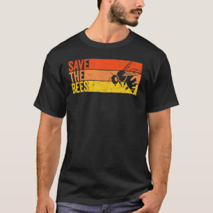 Camiseta Salvar a las abejas Bumblebee Retro Beekeeper