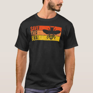 Camiseta Salvar a las abejas Bumblebee Retro Beekeeper 2