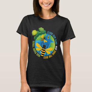 Camiseta Salvar a las abejas - Día de la Tierra para la Pro