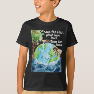 Camiseta Salvar a las abejas - Día de la Tierra para la Pro
