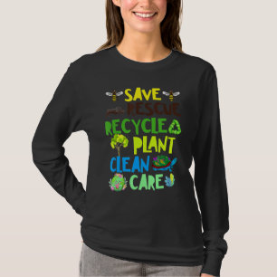 Camiseta Salvar a las abejas Rescate Animales Reciclar Plas