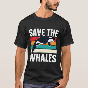 Camiseta Salvar a las ballenas Orca