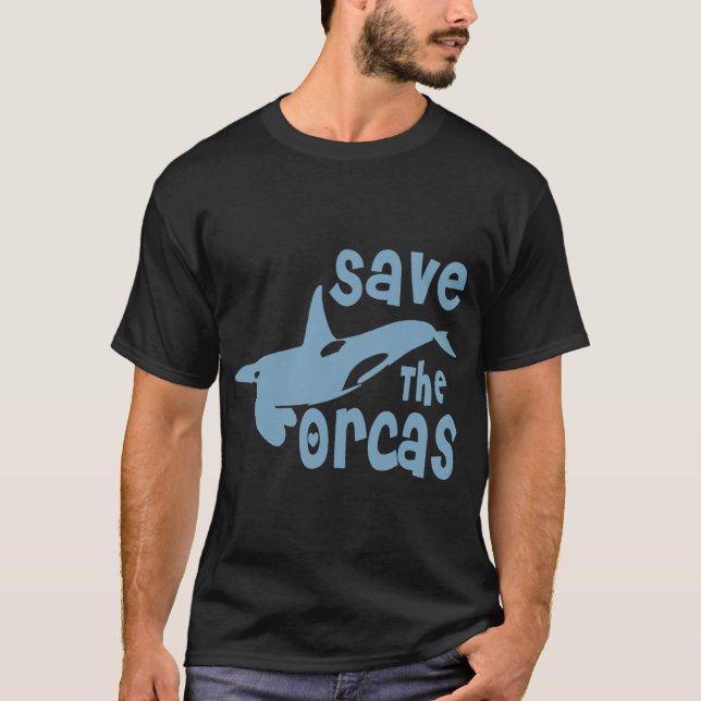 Camiseta Salvar a las orcas (Anverso)