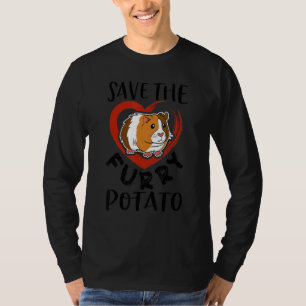 Camiseta Salvar a los animales de la patata peluda cobaya c