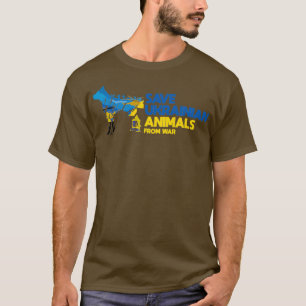 Camiseta Salvar a los animales ucranianos de la guerra