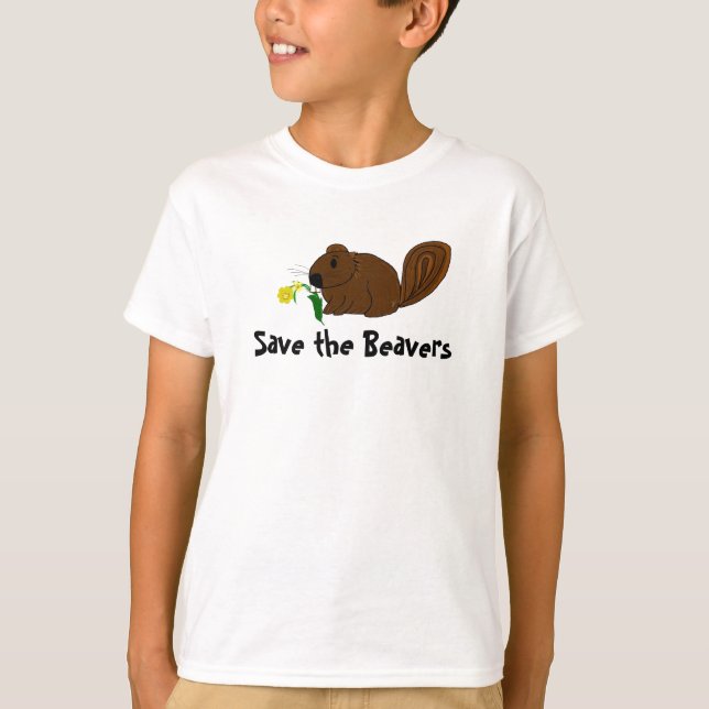Camiseta Salvar a los castores (Anverso)