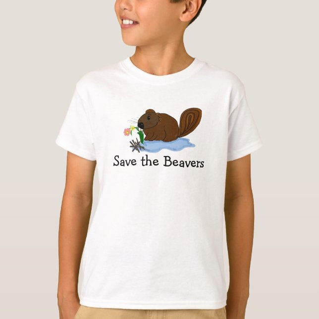Camiseta Salvar a los castores (Anverso)