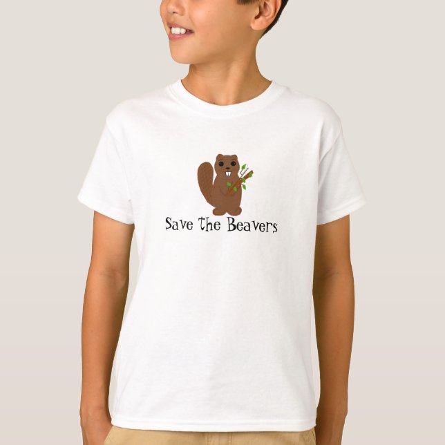 Camiseta Salvar a los castores (Anverso)