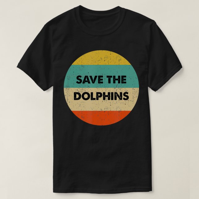 Camiseta Salvar a los delfines (Diseño del anverso)