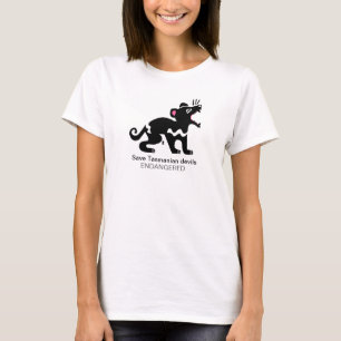 Camiseta Salvar a los demonios de Tasmania - Australia - Am