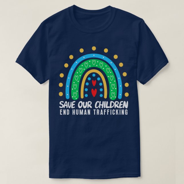 Camiseta Salvar a los niños (Diseño del anverso)
