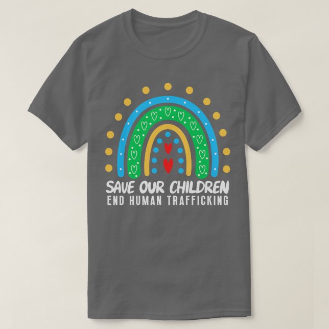 Camiseta Salvar a los niños (Diseño del anverso)
