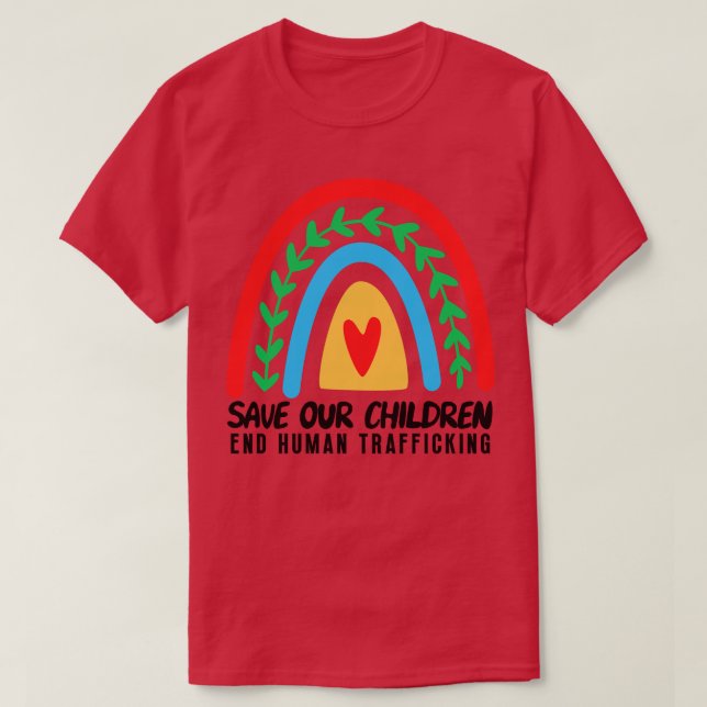Camiseta Salvar a los niños 3 (Diseño del anverso)