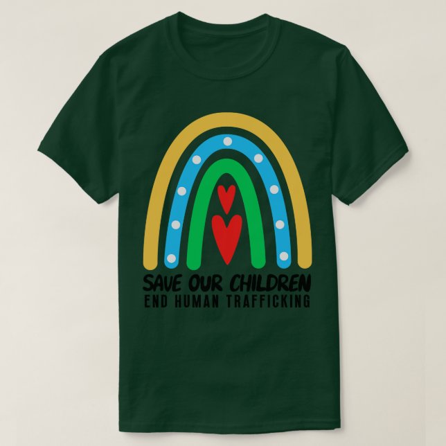 Camiseta Salvar a los niños 9 (Diseño del anverso)