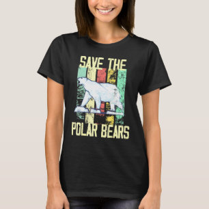 Camiseta Salvar a los osos polares regiones árticas
