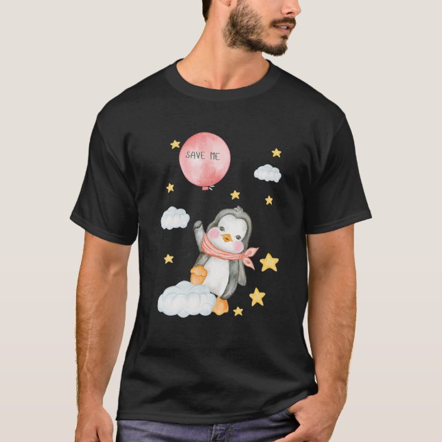 Camiseta Salvar a los pingüinos (Anverso)