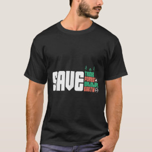 Camiseta Salvar a los profesionales ambientales de la prote
