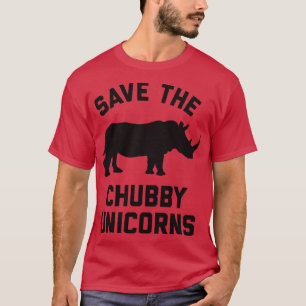 Camiseta Salvar a los Unicornios Chubby