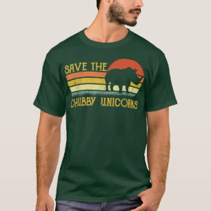 Camiseta Salvar a los Unicornios Chubby