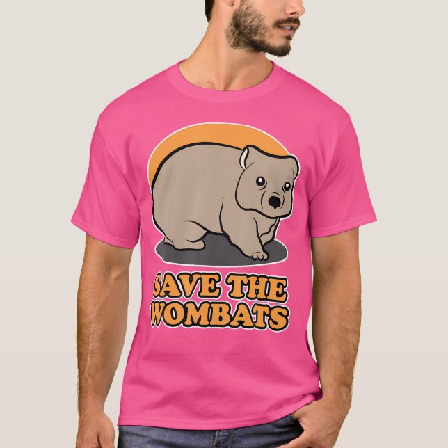 Camiseta Salvar a los Wombats (Anverso)