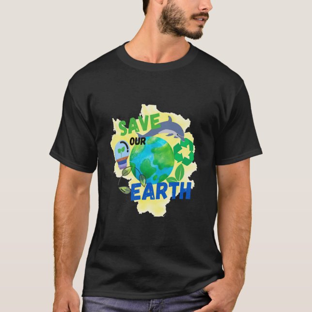 Camiseta Salvar a nuestra Tierra (Anverso)