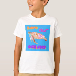 Camiseta Salvar a nuestra tortuga oceánica