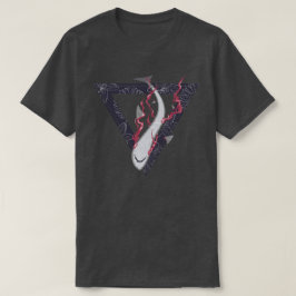 Camiseta salvar a nuestros tiburones SOS triángulo floral