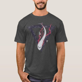 Camiseta salvar a nuestros tiburones SOS triángulo floral