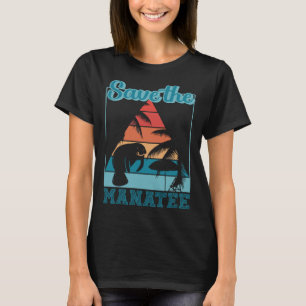 Camiseta Salvar a todos los manatíes criaturas animales man