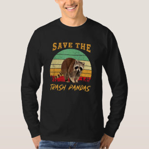 Camiseta Salvar al animal de raza pandas raccoon