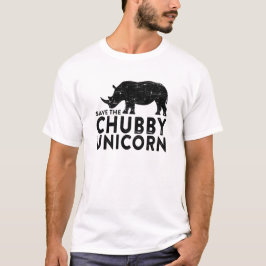 Camiseta Salvar al Chubby Unicorn