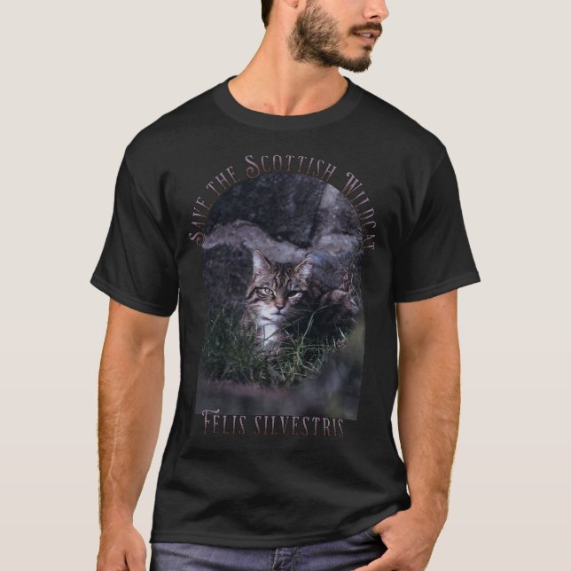 Camiseta Salvar al gatito escocés (Anverso)
