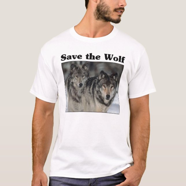 Camiseta Salvar al lobo (Anverso)